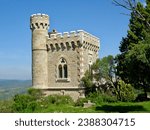 The Magdala Tower, part of the famous Villa Bethania, built from the mystic catholic priest Berenger Sauniere  in the village of Rennes-le Chateau.                              