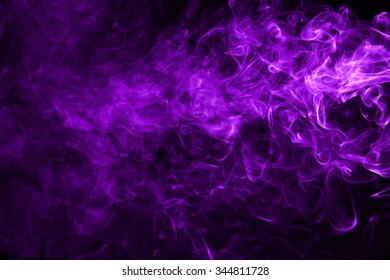 Magenta Smoke Color On Black Background Stock Photo 344811728 ...