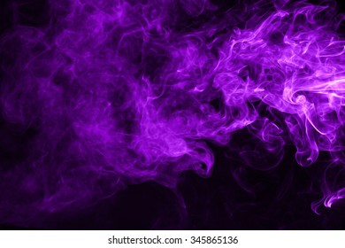 Magenta Smoke Color On Black Background Stock Photo 345865136 ...