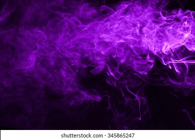 Magenta Smoke Color On Black Background Stock Photo 345865247 ...