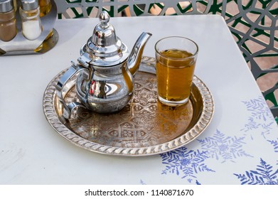 Maghrebi Mint Tea Also Known As Moroccan Mint Tea.