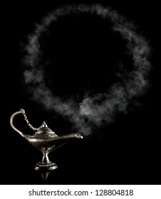 Magic Aladdin Lamp With Smoke Frame