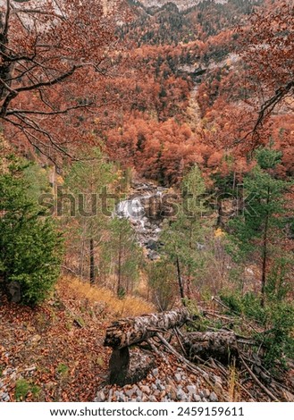 Similar – Herbst in den Pyrenäen