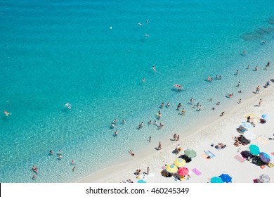 Magic Beach In Tropea, Calabria, Italy