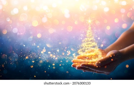 Magic Christmas Tree - Shiny Stars Light