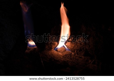 magic eternal fire in yanartas olympos turkey