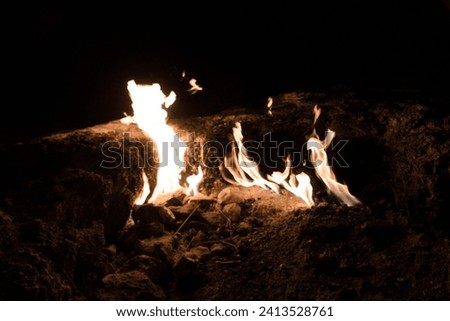 magic eternal fire in yanartas olympos turkey