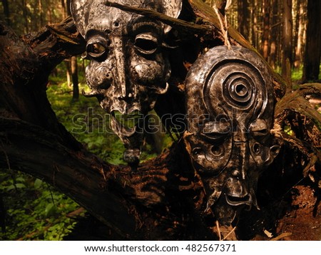 Magic forest masks