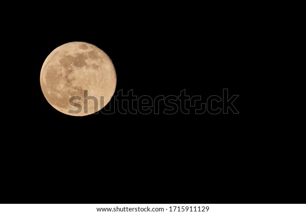 Magic full moon in the night
sky
