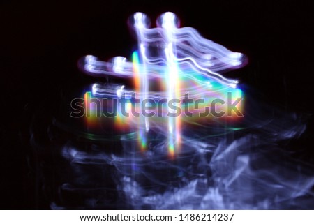 magic galactic rainbow laser lights