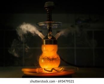 Magic hookah smoke - Shutterstock ID 693479521