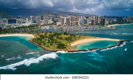 Magic Island Oahu - Shutterstock ID 1083345221