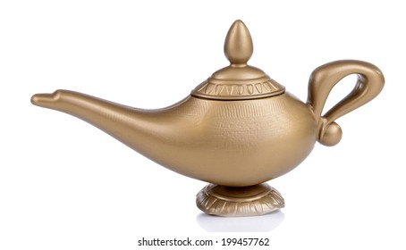 Magic Lamp Isolated On White