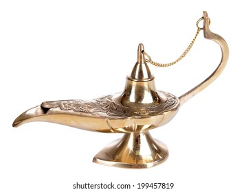 Magic Lamp Isolated On White