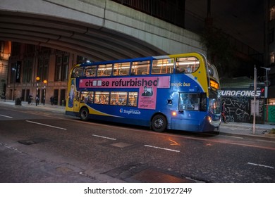 Magic Stagecoach Bus At Manchester England 8-12-2019