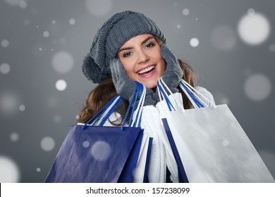 Magic And Successful Shopping In Winter Season