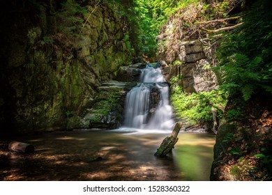 Magic Waterfall in a deep forest