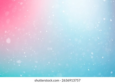 COLORFUL EFFECT WINTER BACKDROP