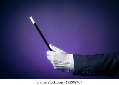 Magician Hand With Magic Wand