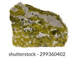 Magnesite and serpentine. Width of sample 24 cm.