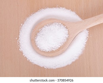 Magnesium Salt (magnesium Sulphate) In Wooden Spoon