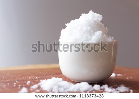 Magnesium sulfate on bowl. Stock photo © 