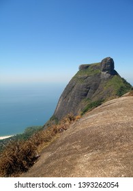 The Magnificent Pedra Da Gávea (stone/mountain) Seen From Pedra Bonita In Rio De Janeiro, Brazil.