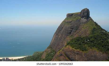 The Magnificent Pedra Da Gávea (stone/mountain) Seen From Pedra Bonita In Rio De Janeiro, Brazil.