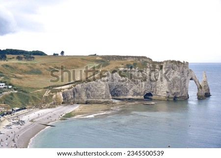 Similar – Image, Stock Photo Around Etretat in France