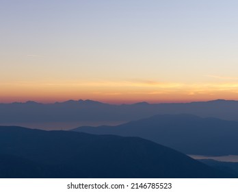 Magnificent view of the corinthian gulf from Arachova, Greece - Shutterstock ID 2146785523