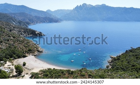 Magnifique paysage de Corse de nord