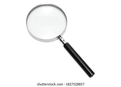 Magnifying glass isolated on white background. Whit clipping path - Shutterstock ID 1827528857