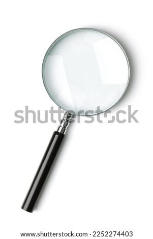 Magnifying Glass Isolated On White Background Zdjęcia stock © 