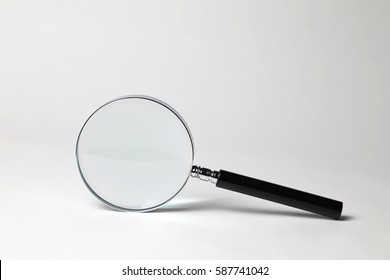 Magnifying Glass On White Table Stock Photo 587741042 | Shutterstock