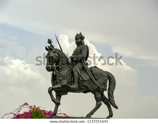 Maharana Pratap Statue Udaipur India 18april2013 Stock Photo (Edit Now ...