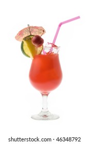 Mai Tai Mixed Drink Fruit Umbrella Stock Photo 46348792 | Shutterstock