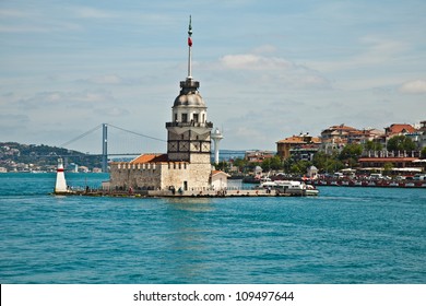 Maiden Tower At Istanbul