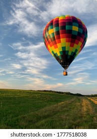 Maiden Voyage Of Colorful Hot Air Balloon