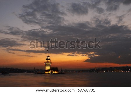 Similar – Lighthouse at sunset