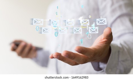 Mail Communication Connection message to mailing  - Shutterstock ID 1649162983