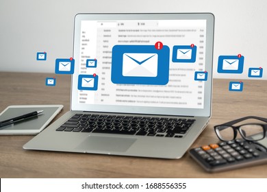 Mail Communication Connection message to mailing contacts phone Global Letters Concept - Shutterstock ID 1688556355