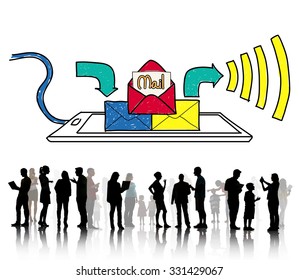 Mail Inbox Message Communication Technology Concept