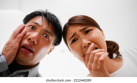 Mail Order Image Of A Woman And A Man Opening A Cardboard Box