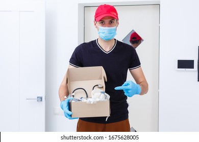 Mail Order Medication Containers With Shipping Boxes.