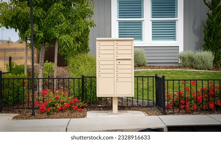 Mailbox in a new development