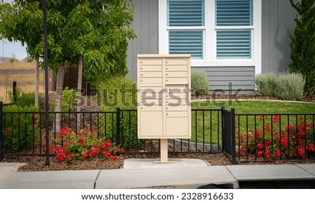 Mailbox in a new development