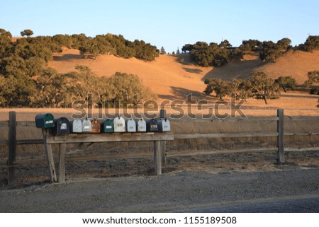 mailboxes in the country