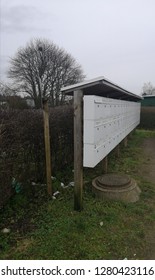 Mailboxes next to each other