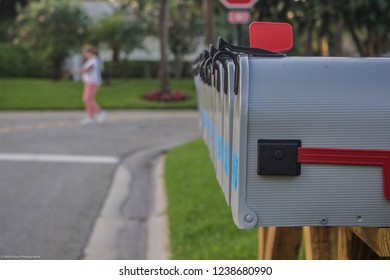 Mailboxes in a row