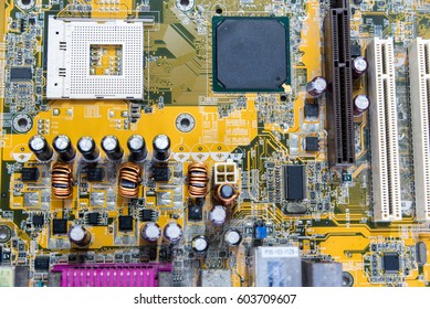 Main Board Computer Motherboard Cpu Stock Photo (Edit Now) 603709607